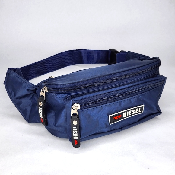 Diesel Handbags - 90s Diesel Navy Blue Fanny Pack Bum Bag Rare Vintage